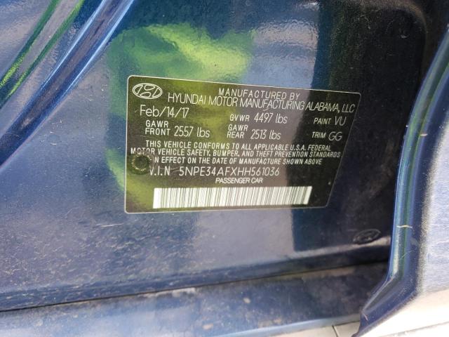 Photo 11 VIN: 5NPE34AFXHH561036 - HYUNDAI SONATA SPO 