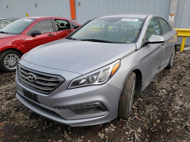 Photo 1 VIN: 5NPE34AFXHH561795 - HYUNDAI SONATA SPO 