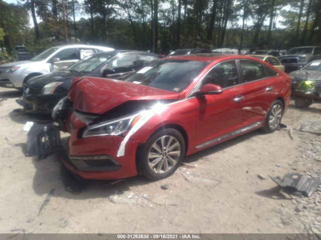 Photo 1 VIN: 5NPE34AFXHH562221 - HYUNDAI SONATA 