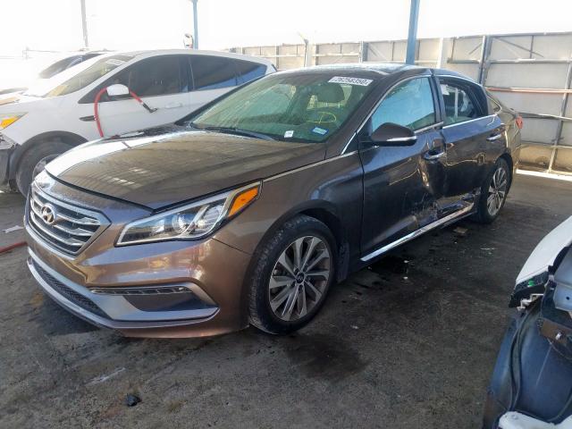 Photo 1 VIN: 5NPE34AFXHH569007 - HYUNDAI SONATA SPO 