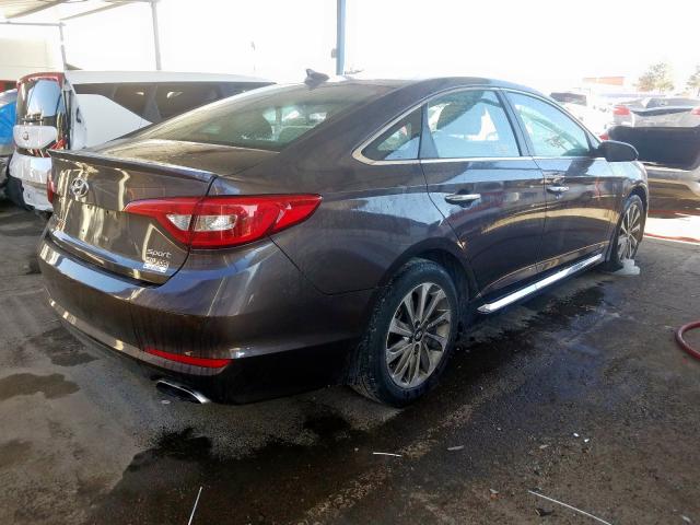 Photo 3 VIN: 5NPE34AFXHH569007 - HYUNDAI SONATA SPO 