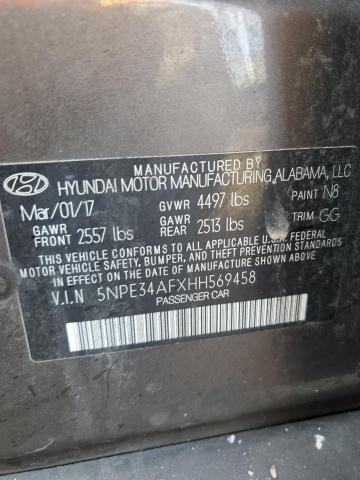 Photo 11 VIN: 5NPE34AFXHH569458 - HYUNDAI SONATA 