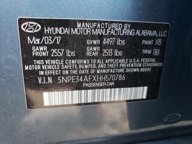 Photo 11 VIN: 5NPE34AFXHH570786 - HYUNDAI SONATA SPO 