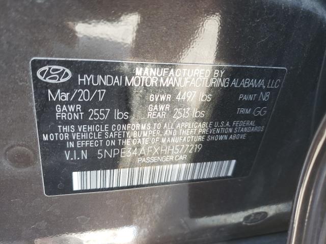 Photo 9 VIN: 5NPE34AFXHH577219 - HYUNDAI SONATA SPO 