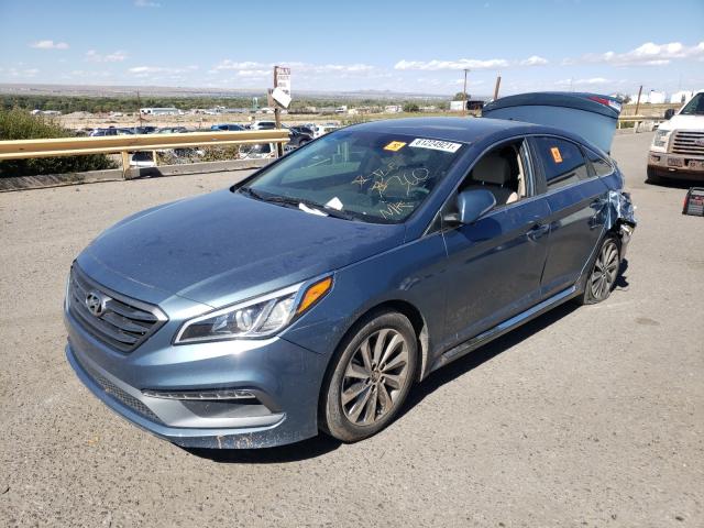 Photo 1 VIN: 5NPE34AFXHH586793 - HYUNDAI SONATA SPO 