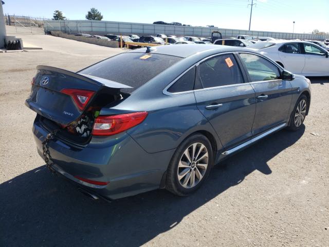 Photo 3 VIN: 5NPE34AFXHH586793 - HYUNDAI SONATA SPO 