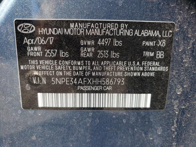 Photo 9 VIN: 5NPE34AFXHH586793 - HYUNDAI SONATA SPO 