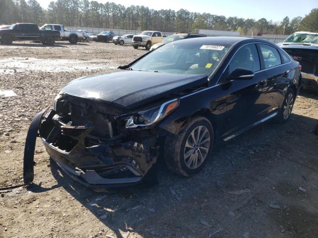 Photo 1 VIN: 5NPE34AFXHH588401 - HYUNDAI SONATA SPO 