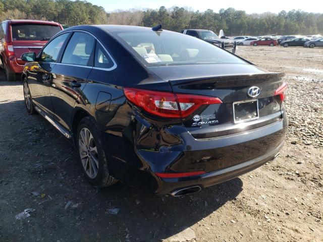 Photo 2 VIN: 5NPE34AFXHH588401 - HYUNDAI SONATA SPO 