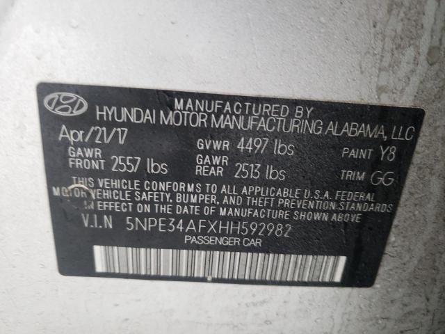 Photo 11 VIN: 5NPE34AFXHH592982 - HYUNDAI SONATA 