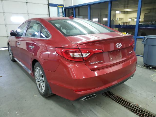 Photo 2 VIN: 5NPE34AFXHH594845 - HYUNDAI SONATA SPO 