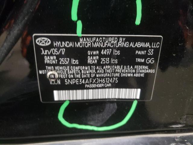 Photo 9 VIN: 5NPE34AFXJH612475 - HYUNDAI SONATA SPO 