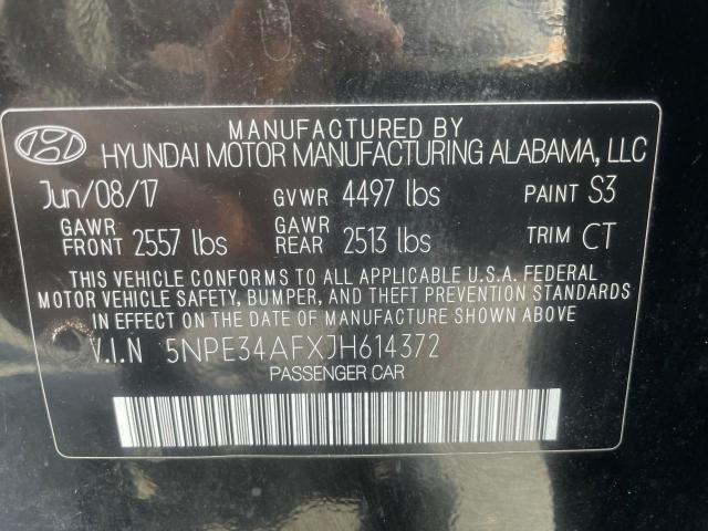 Photo 9 VIN: 5NPE34AFXJH614372 - HYUNDAI SONATA SPO 