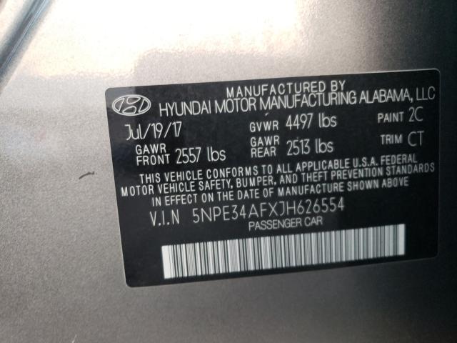 Photo 9 VIN: 5NPE34AFXJH626554 - HYUNDAI SONATA SPO 