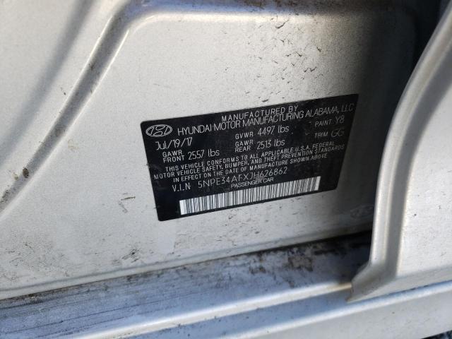 Photo 9 VIN: 5NPE34AFXJH626862 - HYUNDAI SONATA SPO 