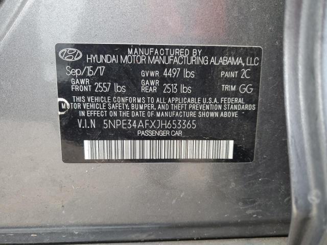 Photo 12 VIN: 5NPE34AFXJH653365 - HYUNDAI SONATA 