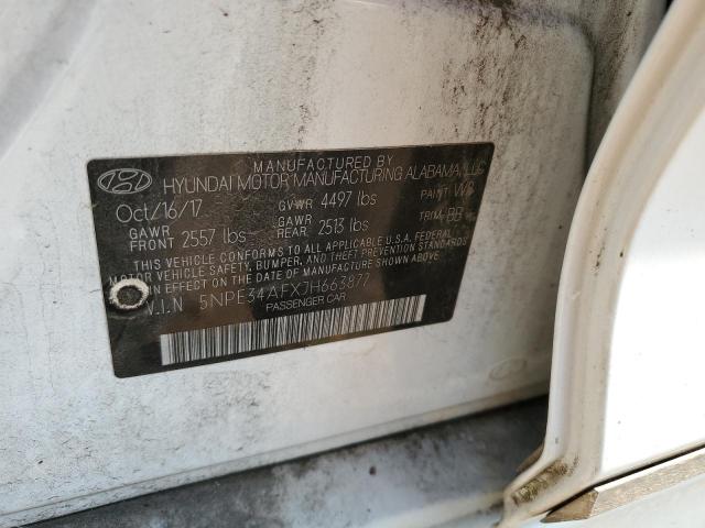 Photo 11 VIN: 5NPE34AFXJH663877 - HYUNDAI SONATA 