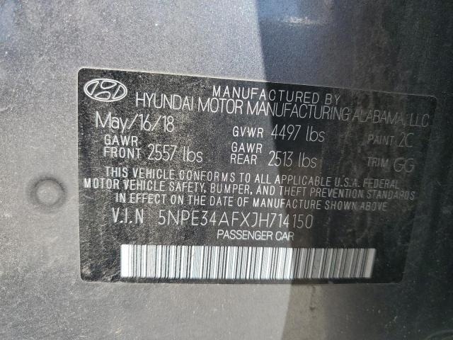 Photo 12 VIN: 5NPE34AFXJH714150 - HYUNDAI SONATA SPO 