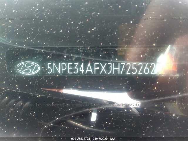 Photo 8 VIN: 5NPE34AFXJH725262 - HYUNDAI SONATA 