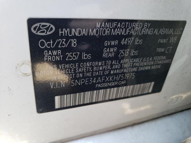 Photo 11 VIN: 5NPE34AFXKH751975 - HYUNDAI SONATA LIM 