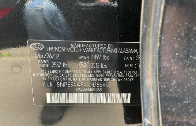 Photo 9 VIN: 5NPE34AFXKH786452 - HYUNDAI SONATA LIM 