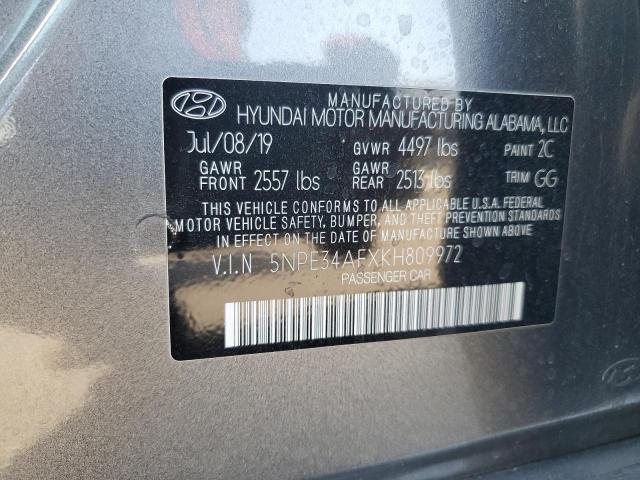 Photo 12 VIN: 5NPE34AFXKH809972 - HYUNDAI SONATA LIM 