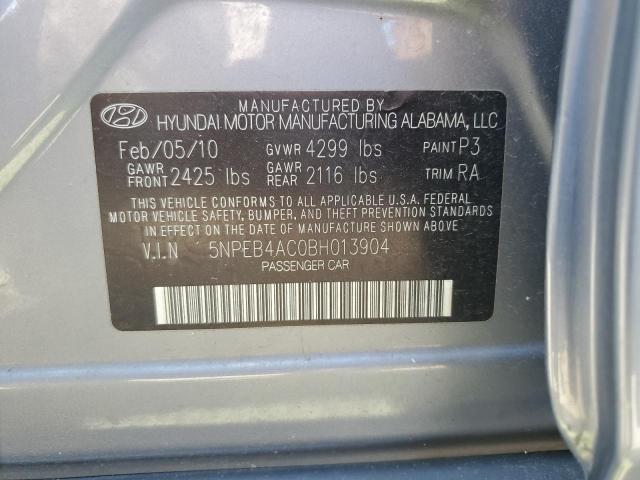 Photo 11 VIN: 5NPEB4AC0BH013904 - HYUNDAI SONATA 