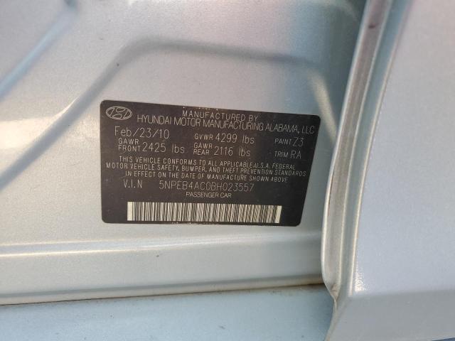 Photo 11 VIN: 5NPEB4AC0BH023557 - HYUNDAI SONATA GLS 