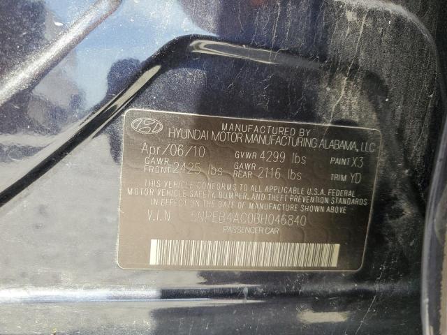 Photo 12 VIN: 5NPEB4AC0BH046840 - HYUNDAI SONATA 