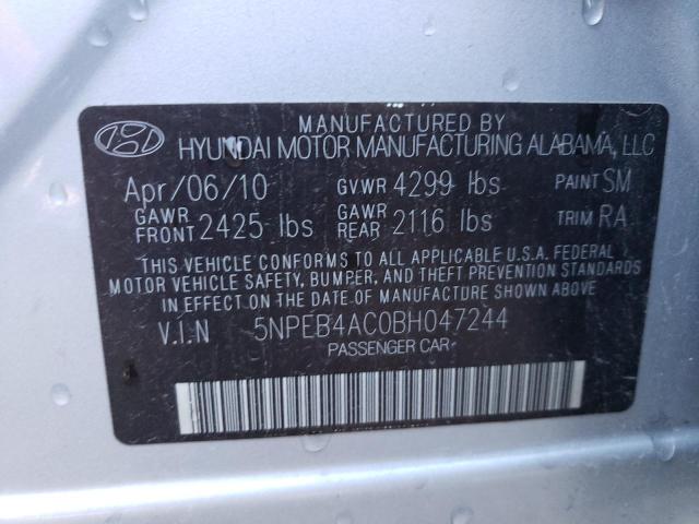 Photo 11 VIN: 5NPEB4AC0BH047244 - HYUNDAI SONATA 