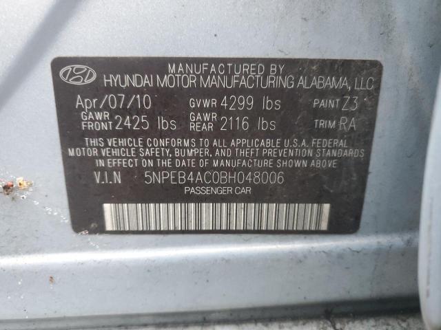 Photo 11 VIN: 5NPEB4AC0BH048006 - HYUNDAI SONATA 