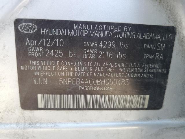 Photo 9 VIN: 5NPEB4AC0BH050483 - HYUNDAI SONATA GLS 