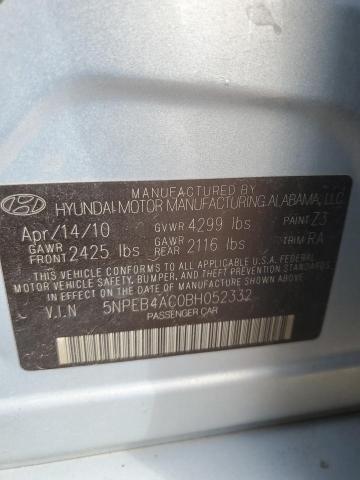 Photo 11 VIN: 5NPEB4AC0BH052332 - HYUNDAI SONATA GLS 