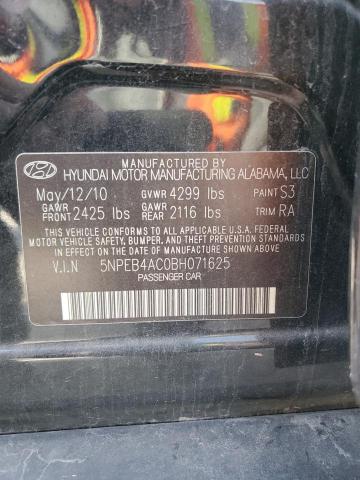 Photo 11 VIN: 5NPEB4AC0BH071625 - HYUNDAI SONATA 