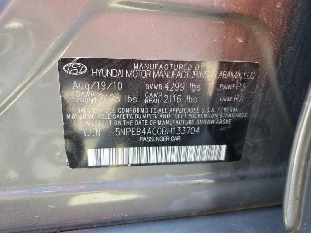 Photo 9 VIN: 5NPEB4AC0BH133704 - HYUNDAI SONATA GLS 