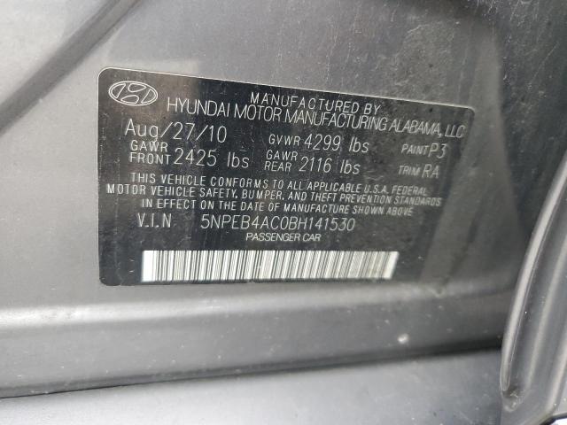 Photo 11 VIN: 5NPEB4AC0BH141530 - HYUNDAI SONATA 