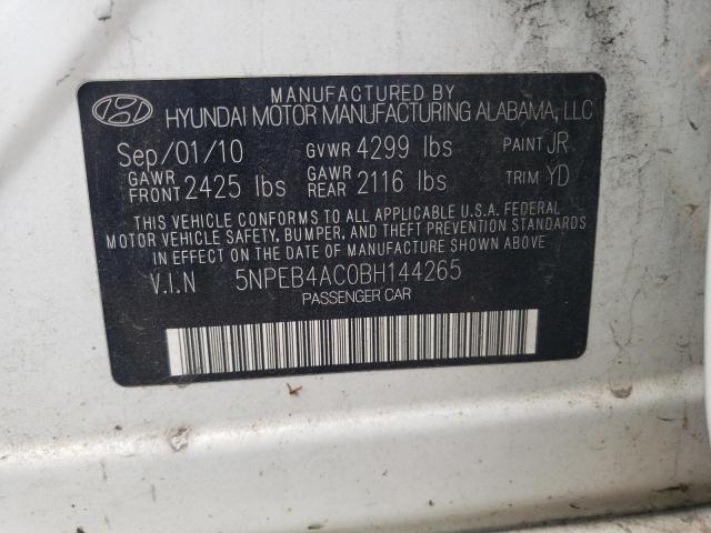 Photo 12 VIN: 5NPEB4AC0BH144265 - HYUNDAI SONATA 