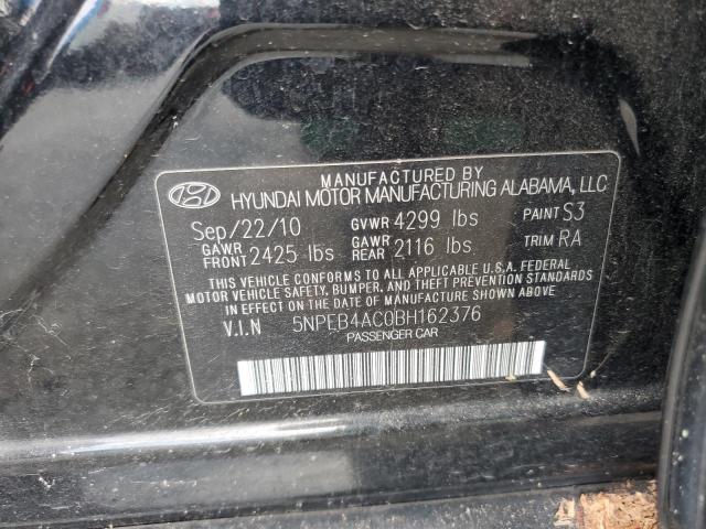 Photo 11 VIN: 5NPEB4AC0BH162376 - HYUNDAI SONATA GLS 