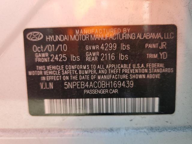 Photo 12 VIN: 5NPEB4AC0BH169439 - HYUNDAI SONATA GLS 