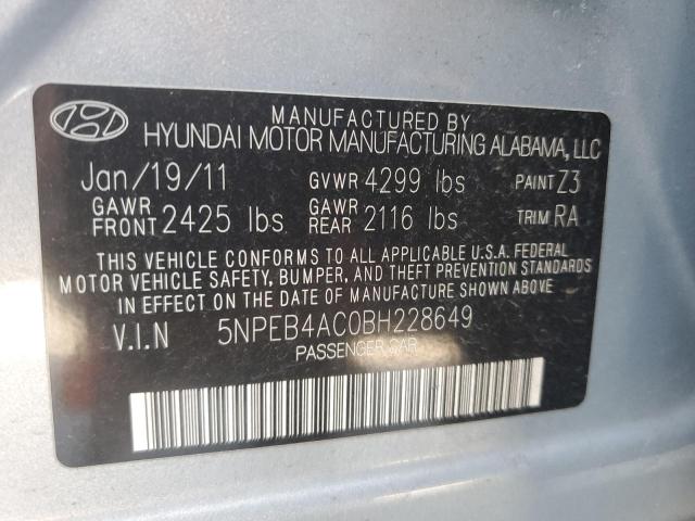 Photo 11 VIN: 5NPEB4AC0BH228649 - HYUNDAI SONATA 