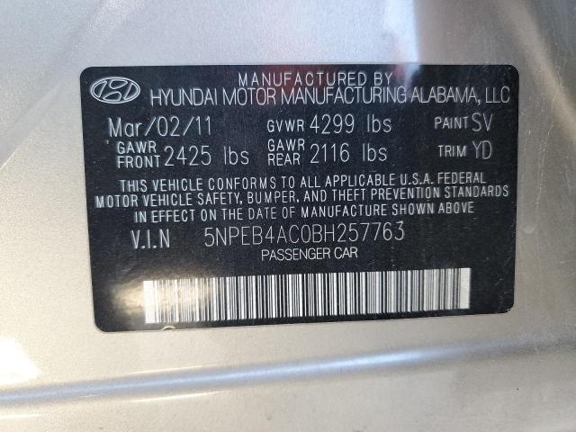 Photo 12 VIN: 5NPEB4AC0BH257763 - HYUNDAI SONATA GLS 