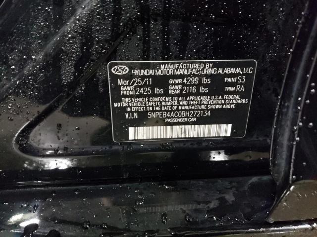 Photo 11 VIN: 5NPEB4AC0BH272134 - HYUNDAI SONATA GLS 