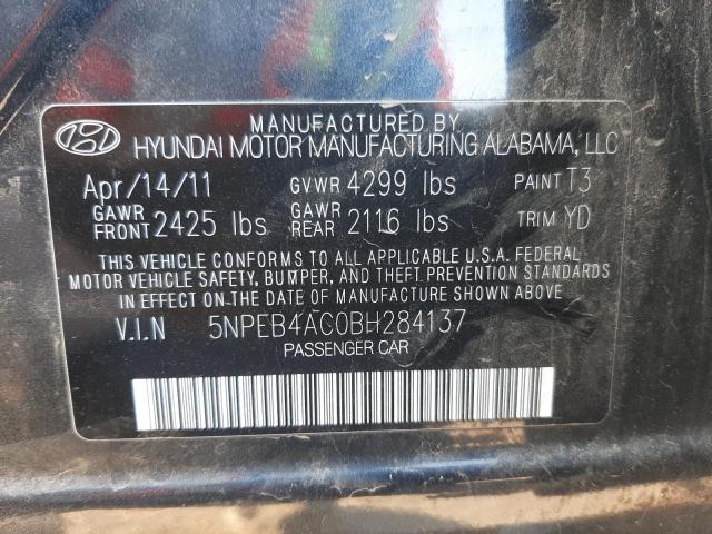 Photo 9 VIN: 5NPEB4AC0BH284137 - HYUNDAI SONATA 