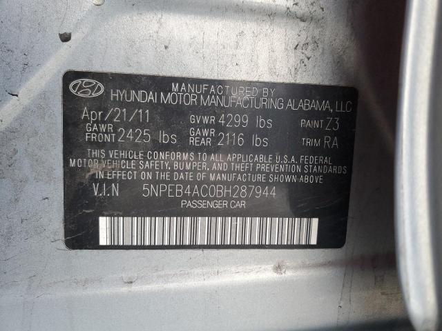 Photo 11 VIN: 5NPEB4AC0BH287944 - HYUNDAI SONATA 