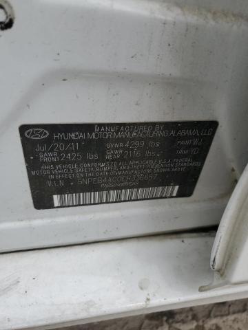 Photo 12 VIN: 5NPEB4AC0CH336657 - HYUNDAI SONATA 