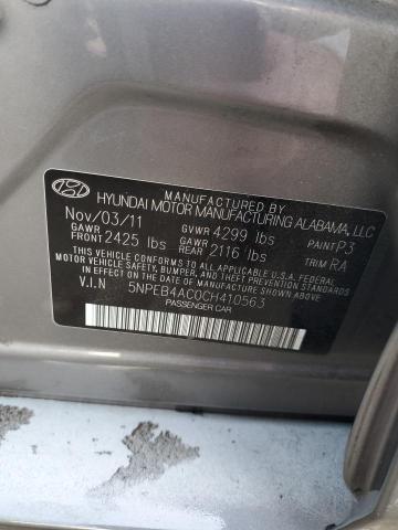 Photo 11 VIN: 5NPEB4AC0CH410563 - HYUNDAI SONATA 