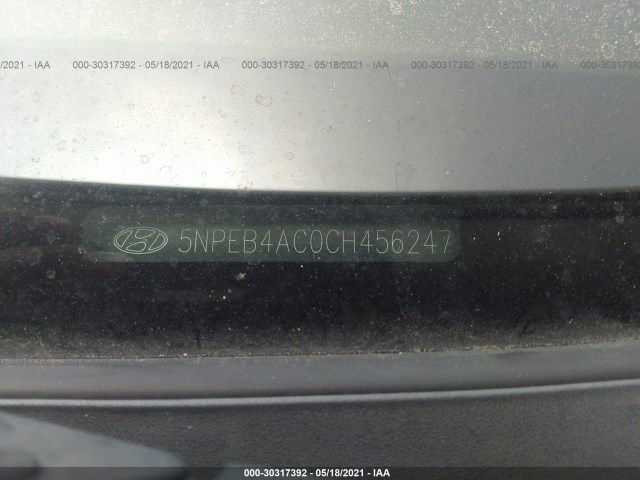 Photo 8 VIN: 5NPEB4AC0CH456247 - HYUNDAI SONATA 