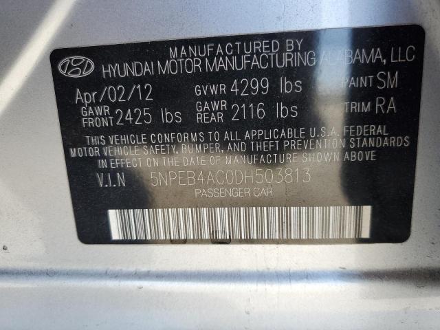 Photo 11 VIN: 5NPEB4AC0DH503813 - HYUNDAI SONATA 