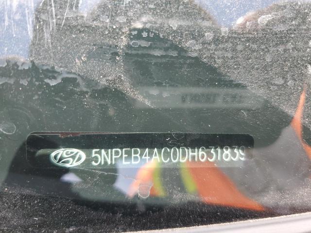 Photo 11 VIN: 5NPEB4AC0DH631839 - HYUNDAI SONATA GLS 