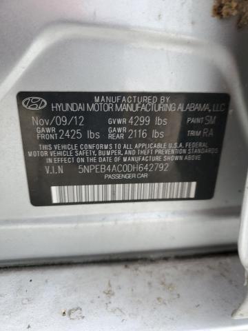 Photo 11 VIN: 5NPEB4AC0DH642792 - HYUNDAI SONATA 